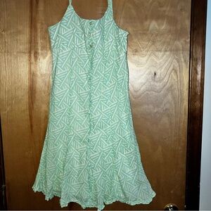 Hype Green Tiered Ruffled Midi Dress